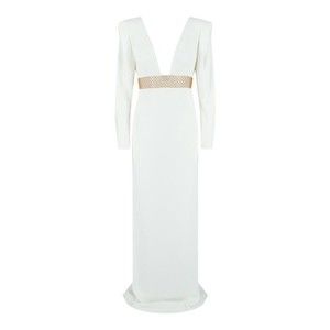 Stella Mccartney Long Sleeve Deep V-Neck Gown - NWT